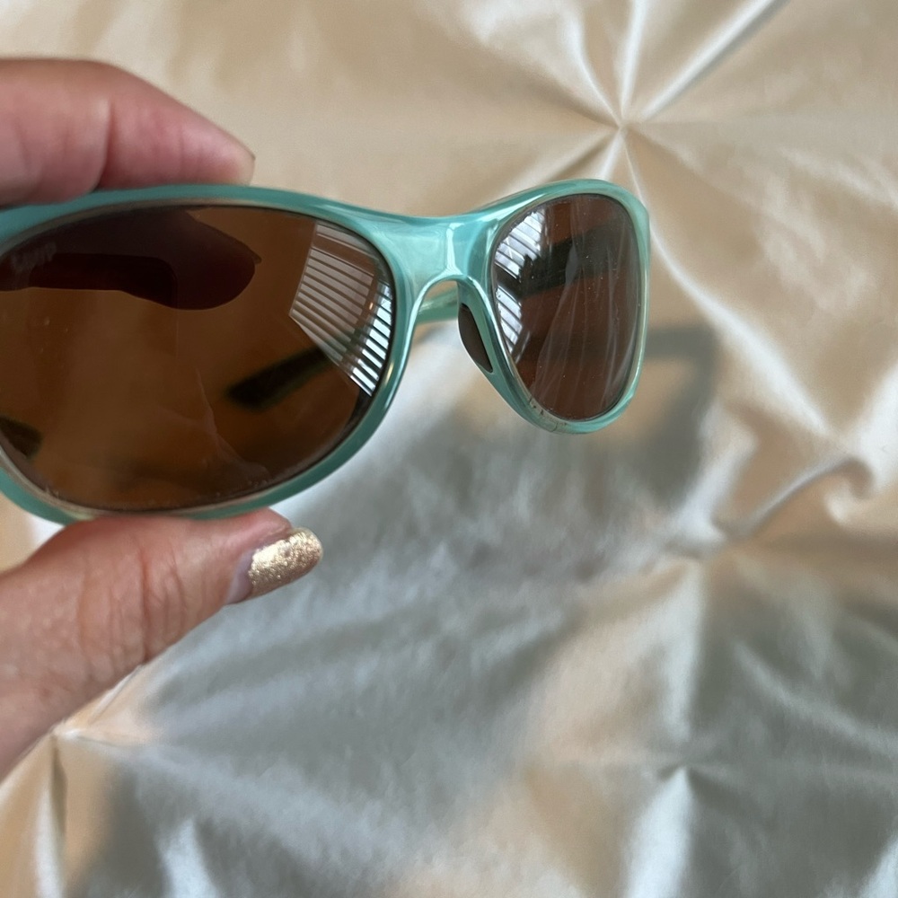 Costa Women's Sunglasses in Aqua and Brown - Picture 7 of 7